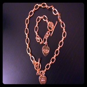Juicy Couture Necklace & Bracelet Set